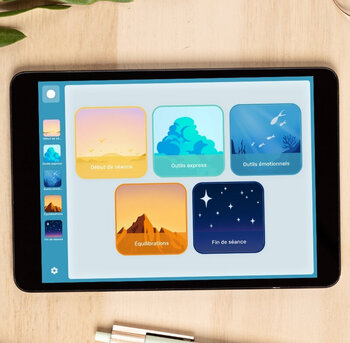capture d'ecran page acceuil application My Sonesio