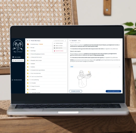 espace de gestion de l'utilisateur PC